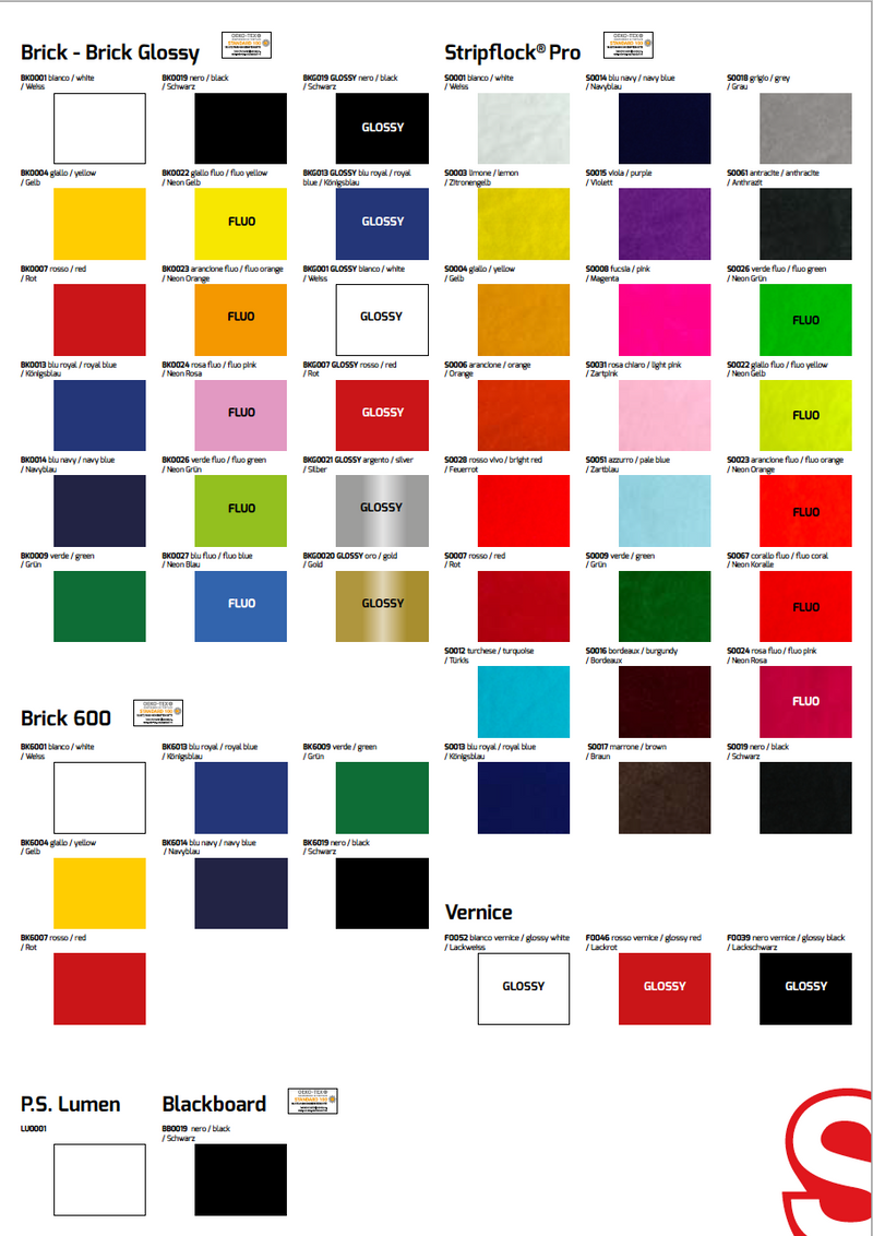 Siser Color Guide