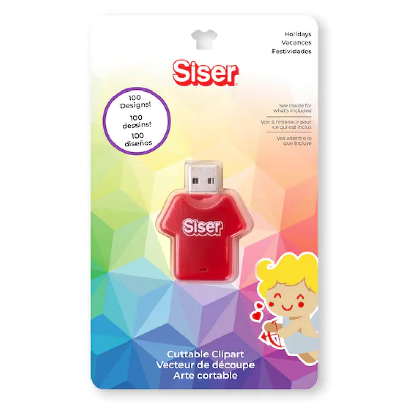 Siser Holidays Clipart USB