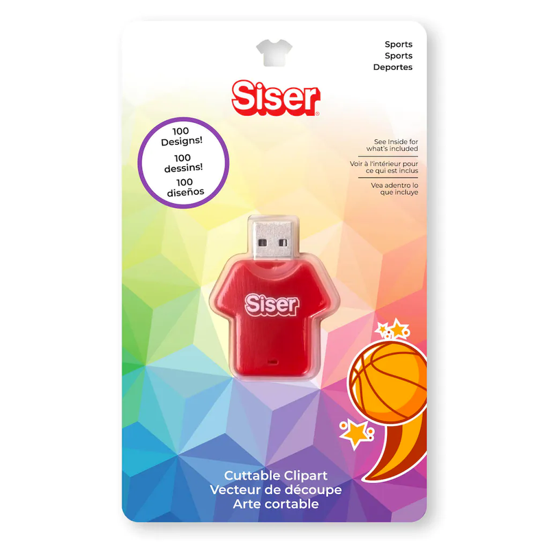 Siser Sports Clipart USB