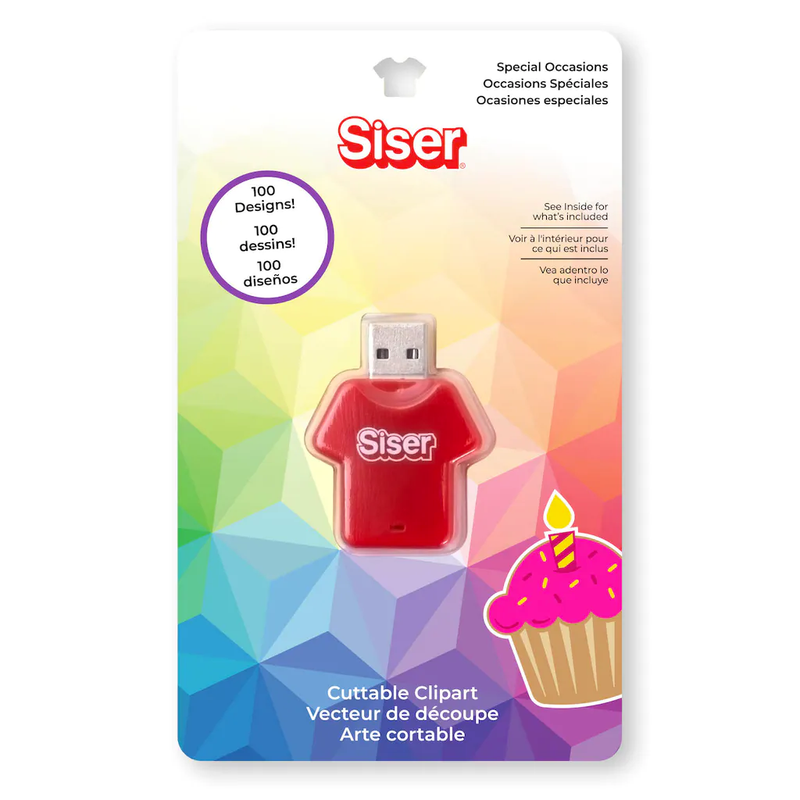 Siser Special Occassions Clipart USB